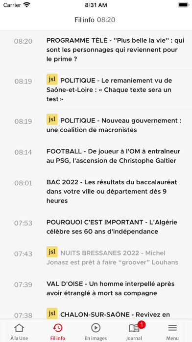 Le Journal de Saône et Loire Screenshot