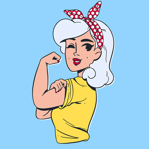 Girl Power Animated Stickers