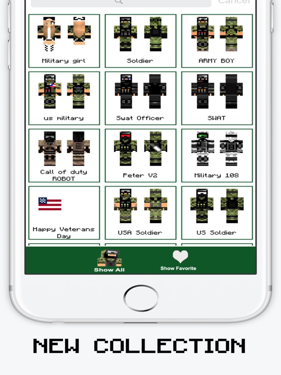 Screenshot #5 pour Military Skins for Minecraft PE & PC