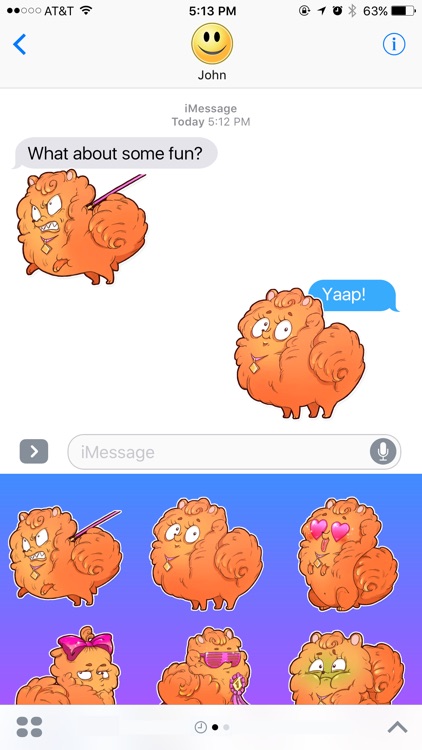 Cool Spitz Dog Stickers