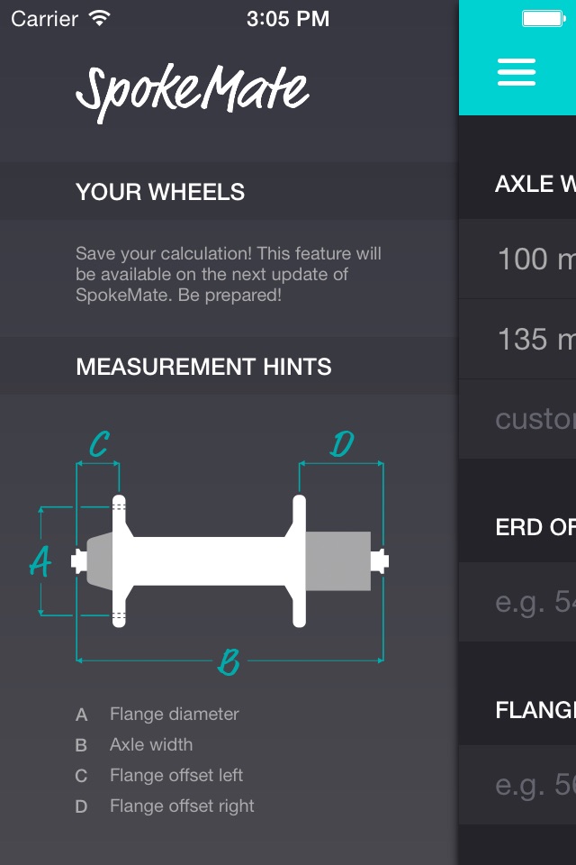 SpokeMate: Speichenlängen-Rechner screenshot 3