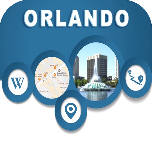 Orlando Florida Offline City Maps with Navigation icon