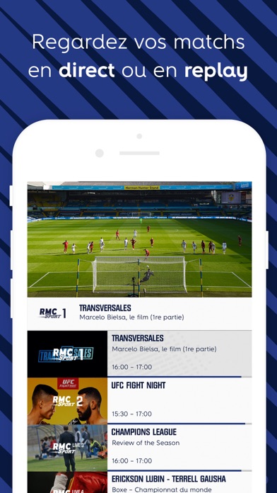 Télécharger RMC Sport – Live TV, Replay (Gratuit) iPhone & iPad - Sports -  App Store