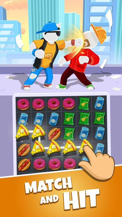 Screenshot #1 pour Match Hit - Puzzle Fighter