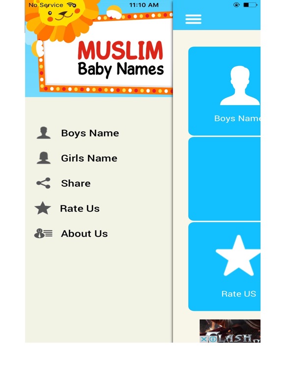 Muslim Baby Names with Meanings iPad screenshot