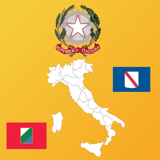 Italy Region Maps and Flags icon