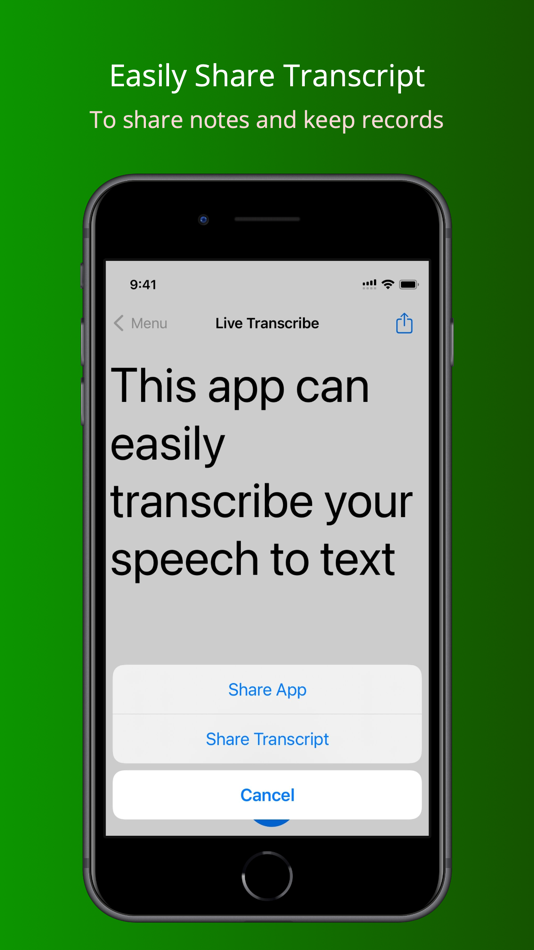 #5. Live Transcribe + (iOS) 게시자: Zerovik