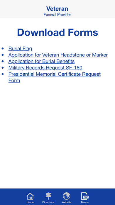 Screenshot #2 pour Veteran Funeral Provider