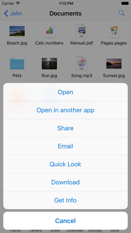 Presence: all your Mac's files, anywhere