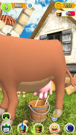 Game screenshot Cow Farm (Milk The Cow) apk