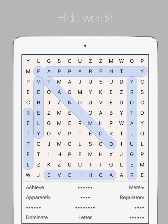 Screenshot #5 pour Word Search Round