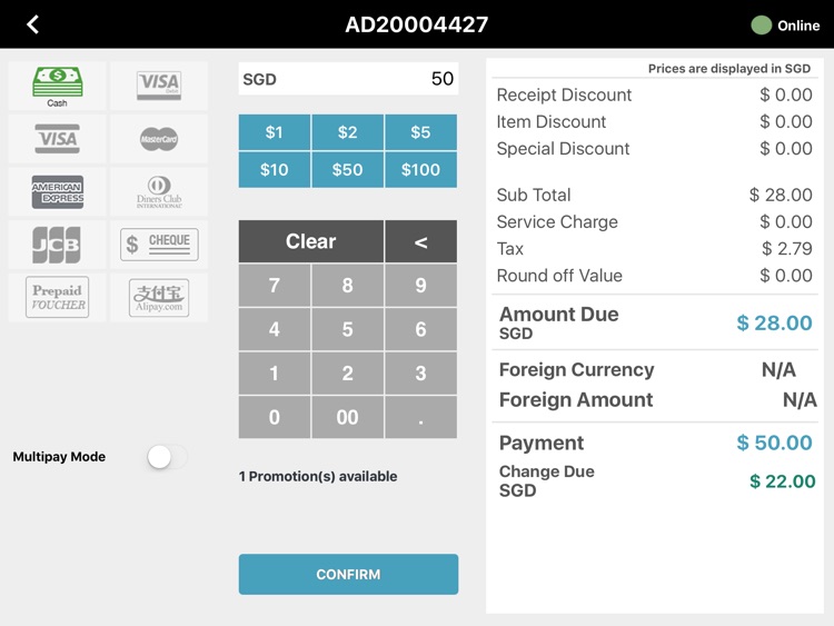 Octopus Food POS screenshot-3