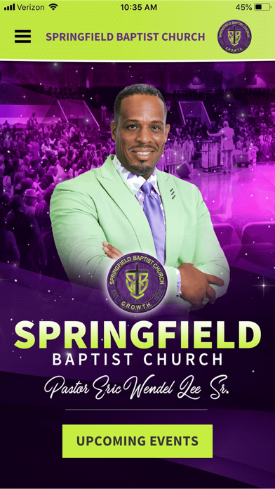 Springfield Baptist Church Screenshot