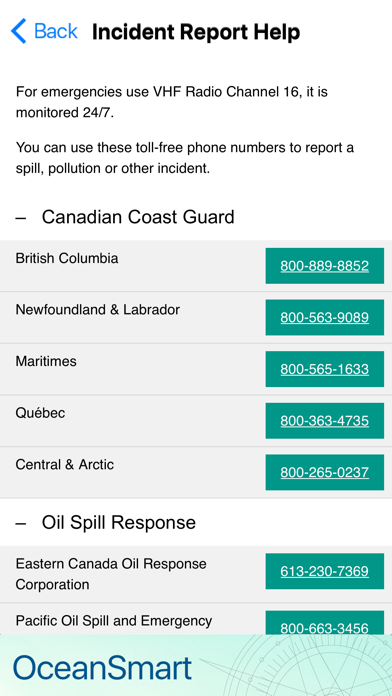 OceanSmart Screenshot