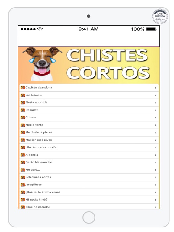 Screenshot #5 pour Chistes Cortos Graciosos