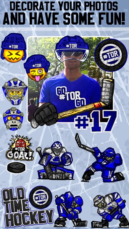 Old Time Hockey Mojis - #TOR