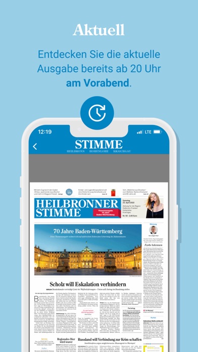 Stimme E-Paper Screenshot