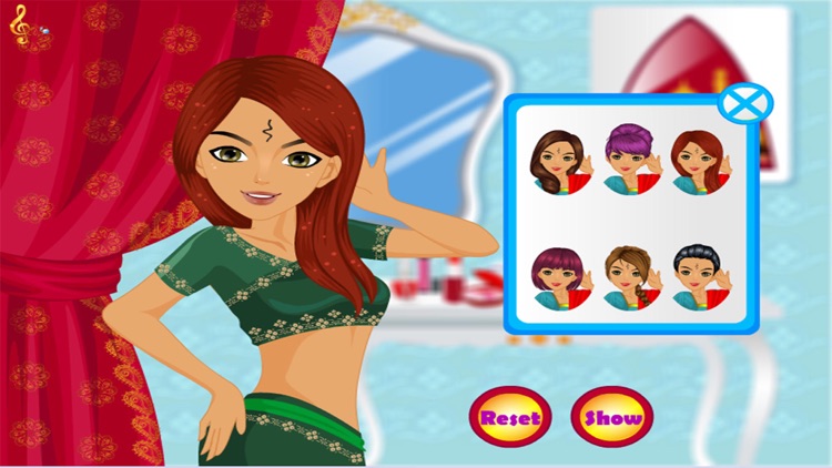 Indian Princess Salon Fashion Dressup and make up