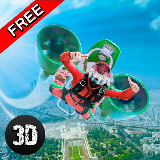 City Sky Diving Air Stunts icon