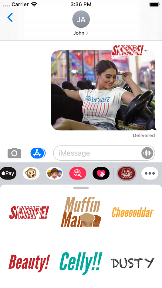 #6. Hockey Stickers (iOS) By: Chuckin' Sauce Hockey Company LLC