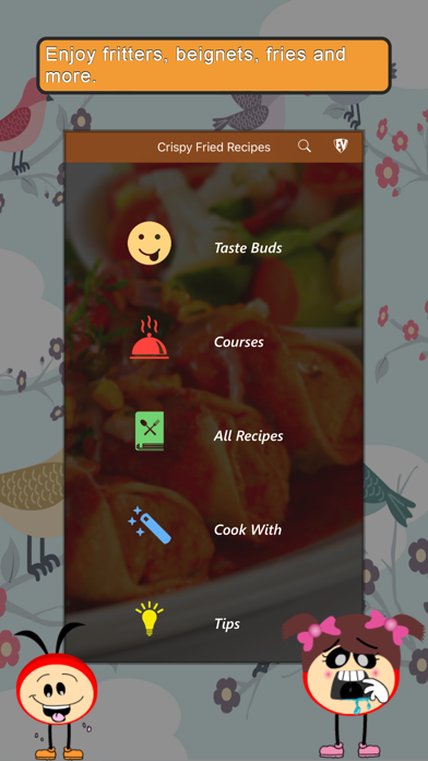 Screenshot #1 pour Crispy Fried Recipes CookBook