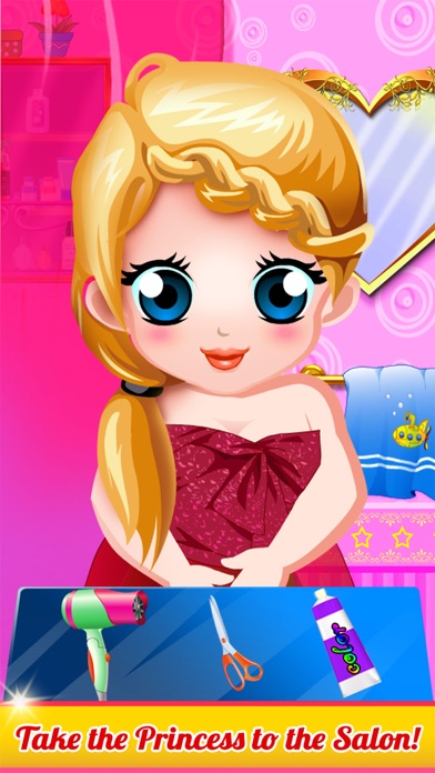 Baby Princess Salon Hair Makeover Gamesのおすすめ画像1