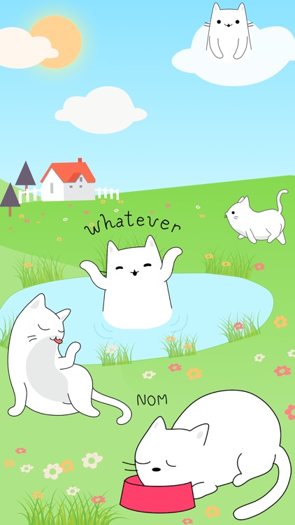 Yuki Neko - Animated Kitty Cat Fun Pet Stickers screenshot-4