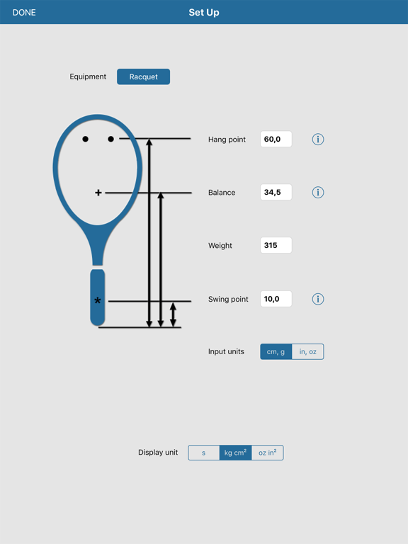 Screenshot #6 pour SwingTool - Swing Weight