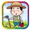 Preschool Little Farmers Game Coloring Page