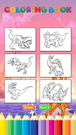 Game screenshot Coloring Book Jurassic Dinosaur Free - for Kid hack