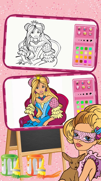 Princess Coloring Book Free For Toddler And Kids
