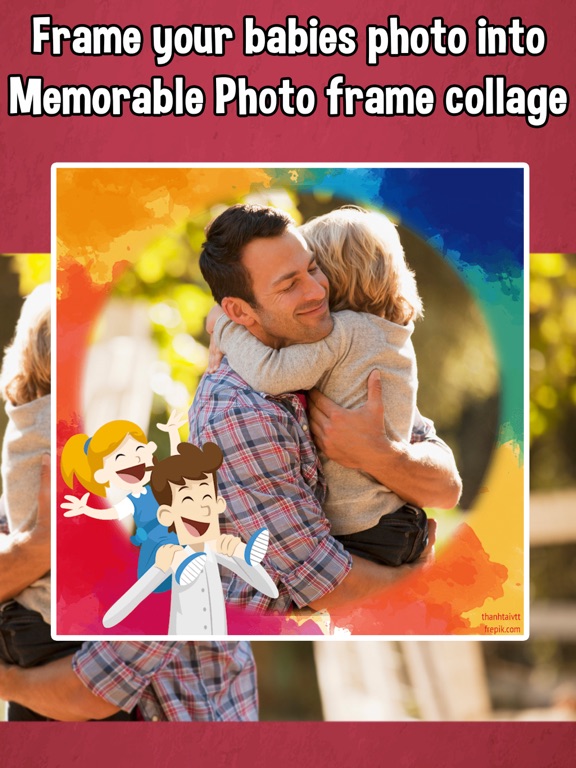 Screenshot #5 pour Kids Photo Frames Editor & Photo Collage