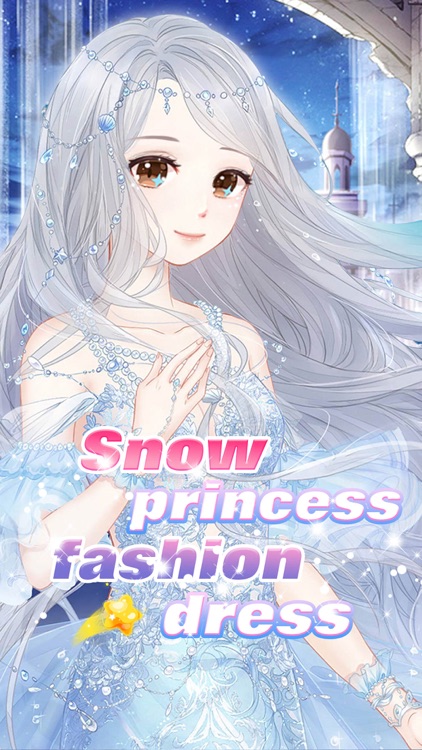 Snow princess fashion dress - Costume Dress Up