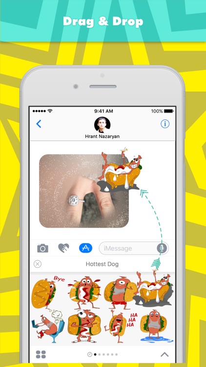 Hottest Dog stickers by Hrant