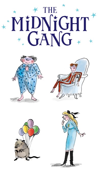 David Walliams' The Midnight Gang stickers screenshot