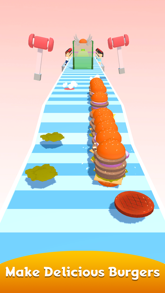 #5. Burger Stack Runner 3D (iOS) 由: ABI GLOBAL LTD.