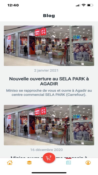 Miniso Maroc Screenshot