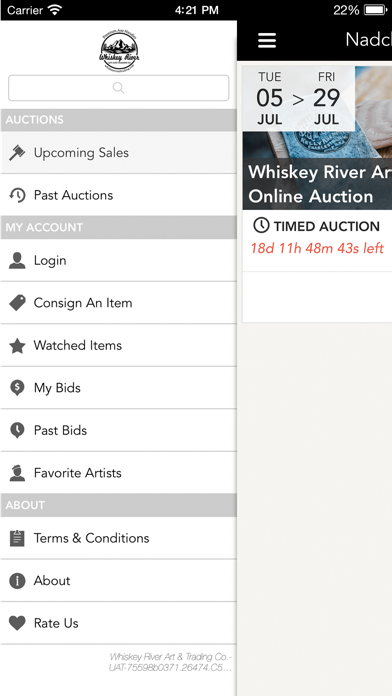Old West Auctions Screenshot