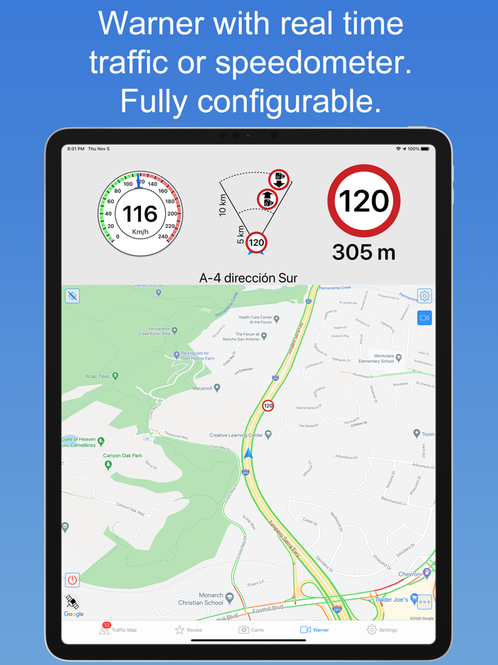Skip Cams Speed Cam detector