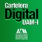 La Cartelera Digital UAM-I es una aplicación desarrollada por la Coordinación de Extensión Universitaria (CEU) de la UAM, unidad Iztapalapa, para difundir las actividades de preservación y difusión de la cultura y de divulgación del quehacer académico y científico que se realizan en nuestra Casa Abierta al Tiempo