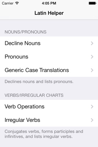 Latin Helper screenshot 2