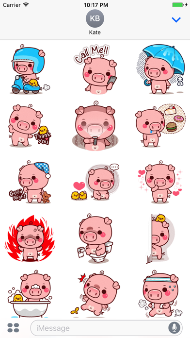 Miss Piggy - Cute pig stickers for iMessage Screenshot 1 - AppWisp.com Miss Piggy - Cute pig stickers for iMessage Screenshot 1 - AppWisp.com