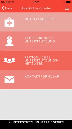 Screenshot von Coach PTBS auf dem iPhone 3
