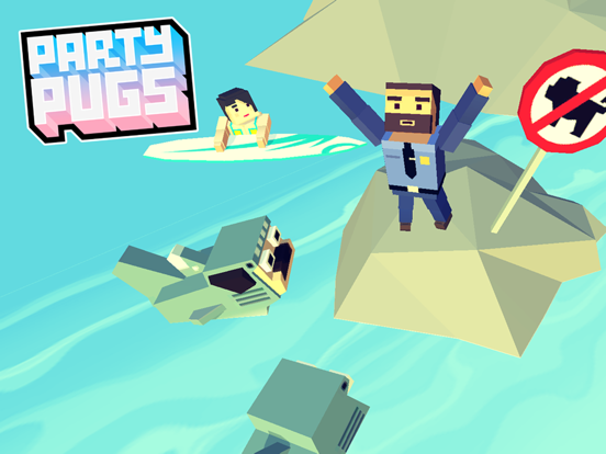 Party Pugs: Beach Puzzle GO! iPad app afbeelding 5