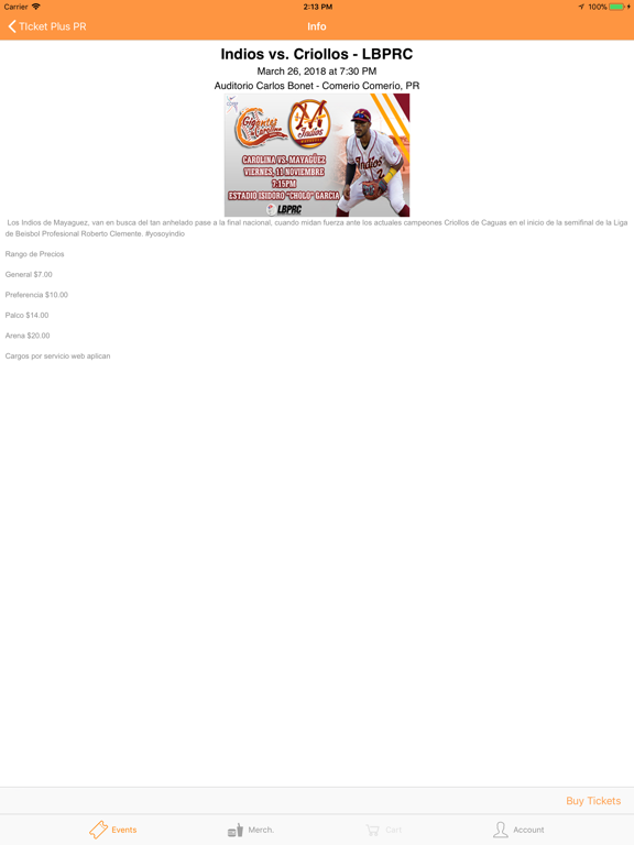 Screenshot #5 pour Ticket Plus PR