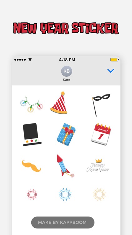 Funny New Year Stickers screenshot-4