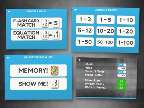 Screenshot #6 pour Addition Flash Cards Math Aide Quiz Jeux