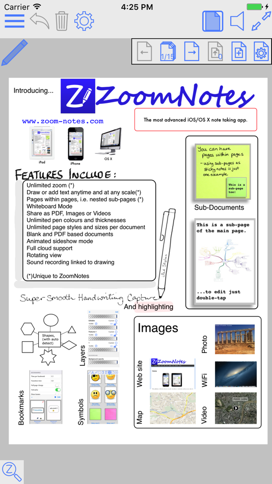 #1. ZoomNotes (iOS) 由: Deliverance Software Ltd