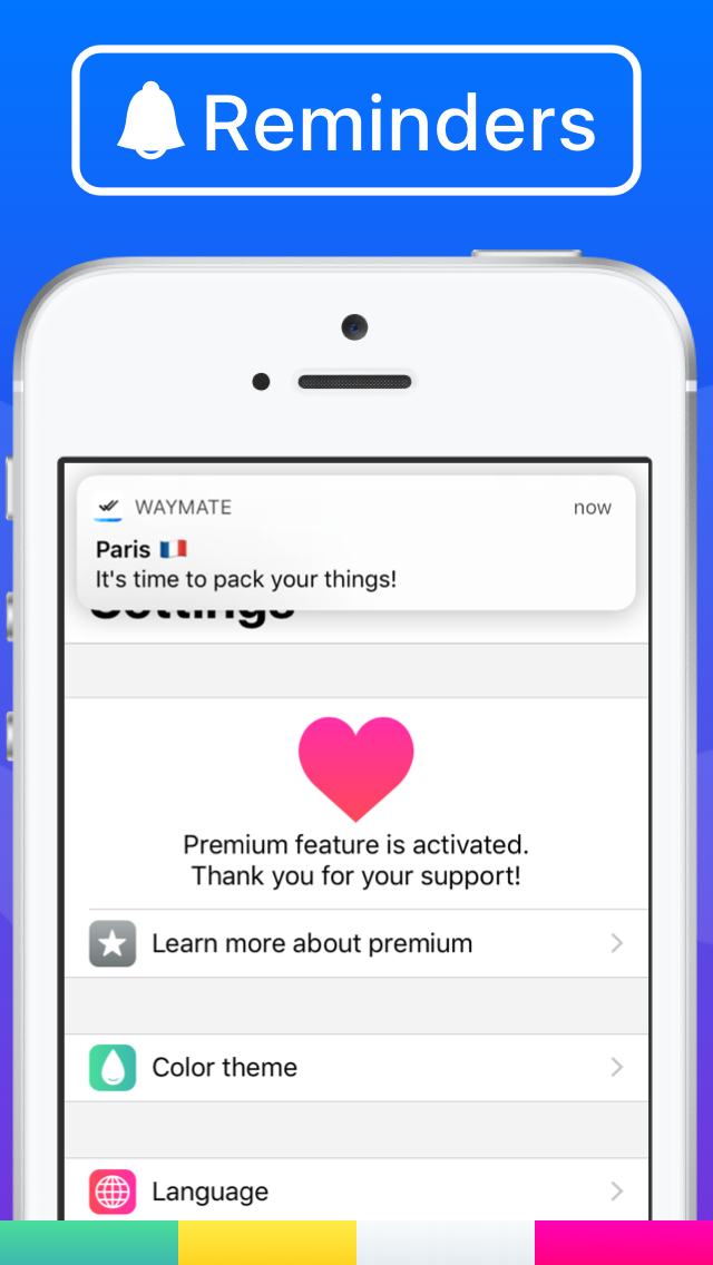 WaymatePacking List Checklist