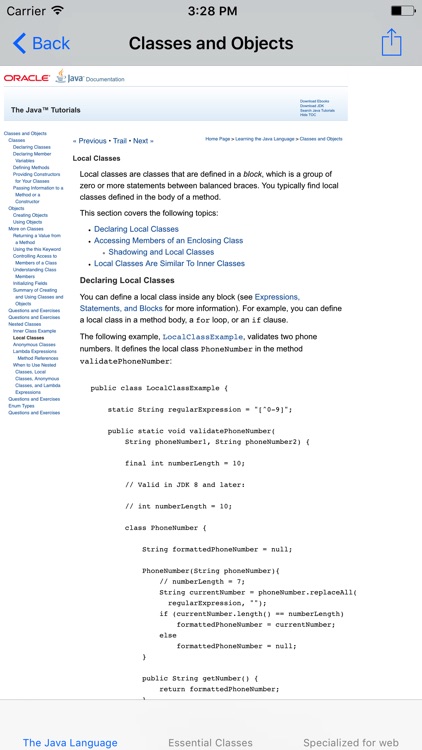 The Tutorials for JAVA SE 8